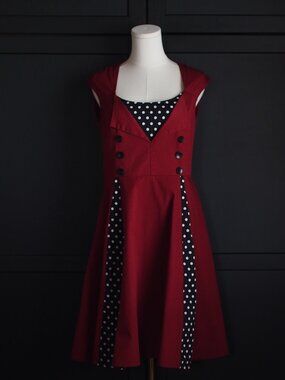 1950s-style Retro Rockabilly Swing Dress